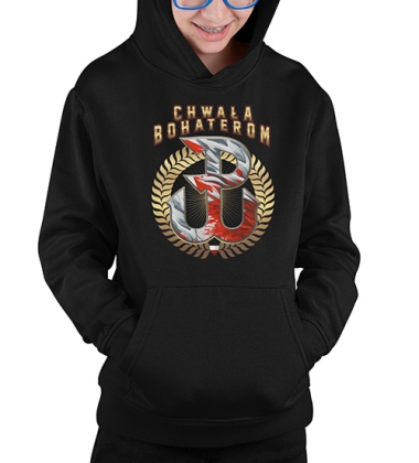 BLUZA DZIECIĘCA Z KAPTUREM Chwała Bohaterom